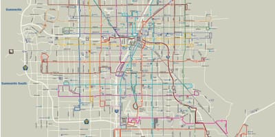Las Vegas transpordi kaart